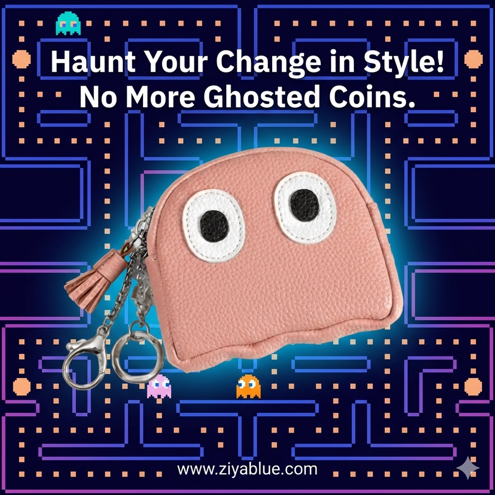 Cartoon Ghost Coin Purse
