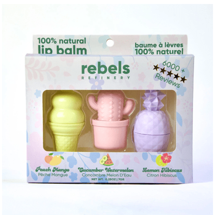 3 Pack Lip Balm - Spring Edition - Ziya Blue