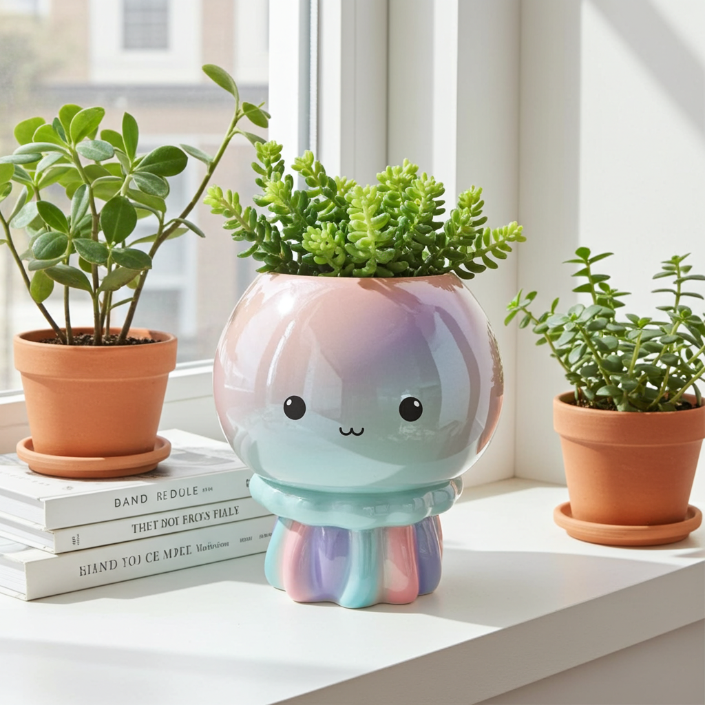Jellyfish Footsie Planter
