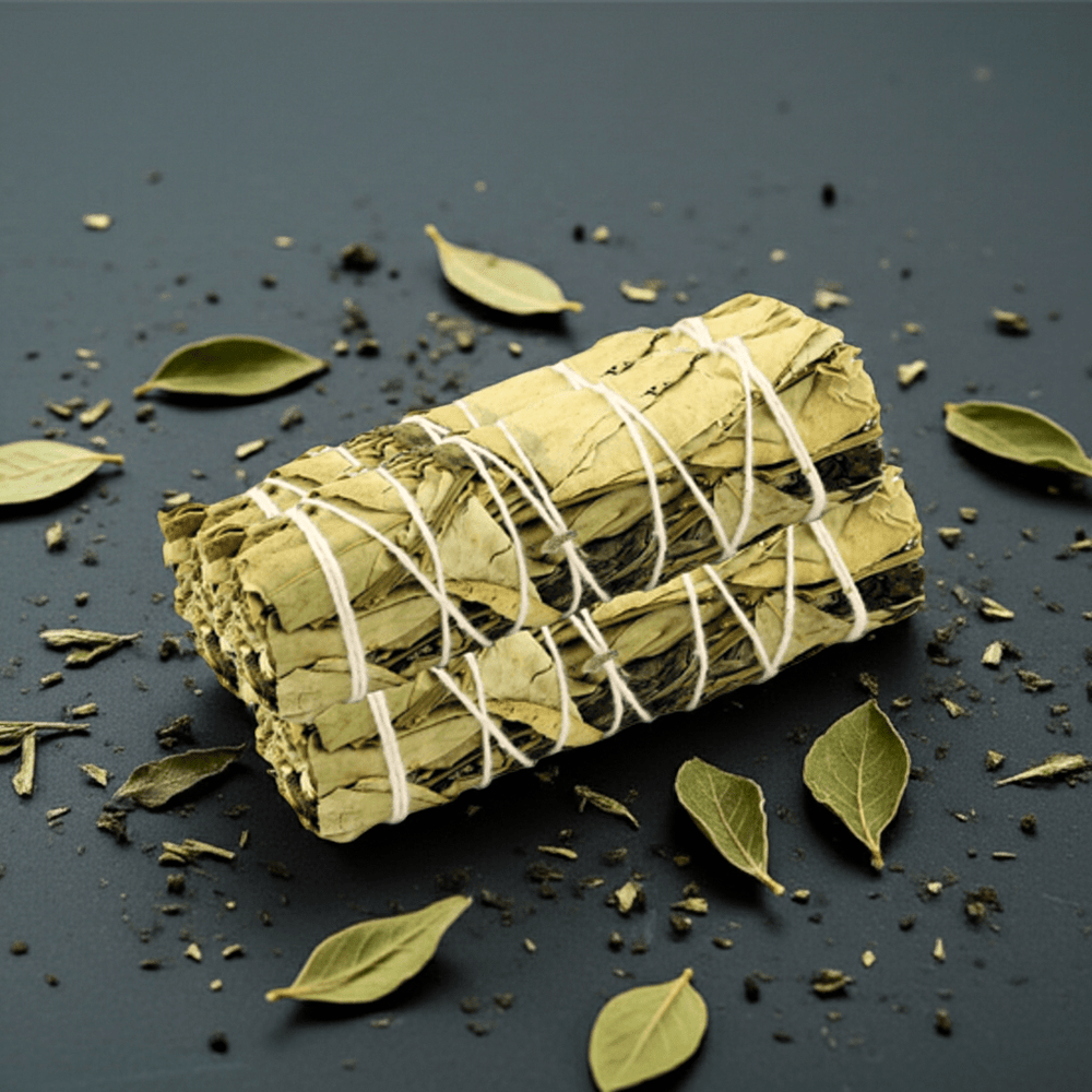 4" Lemon Balm & Peppermint Smudge Sticks 🍃🍋✨ - Ziya Blue