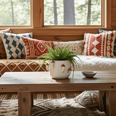 4" Sprouting Mushroom Planter - Ziya Blue