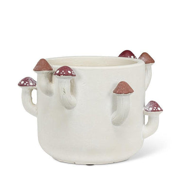 4" Sprouting Mushroom Planter - Ziya Blue