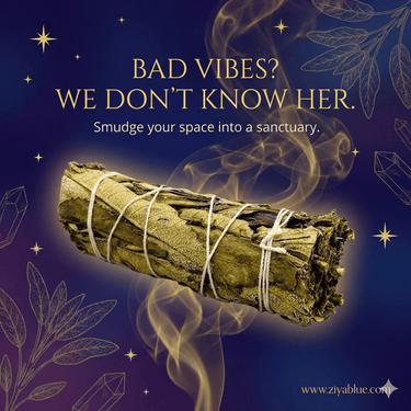 4" Yerba Santa Sage Stick – The "Holy Herb" Heart Healer & Smudge Bundle - Ziya Blue