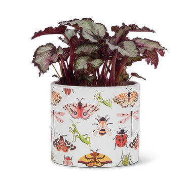 4.5" All Over Bugs Planter - Ziya Blue