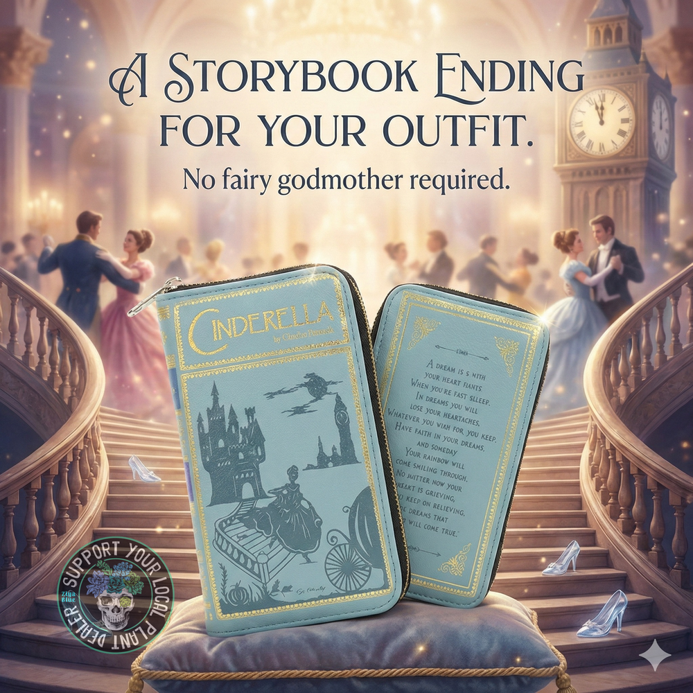 Cinderella Book Wallet in Vinyl