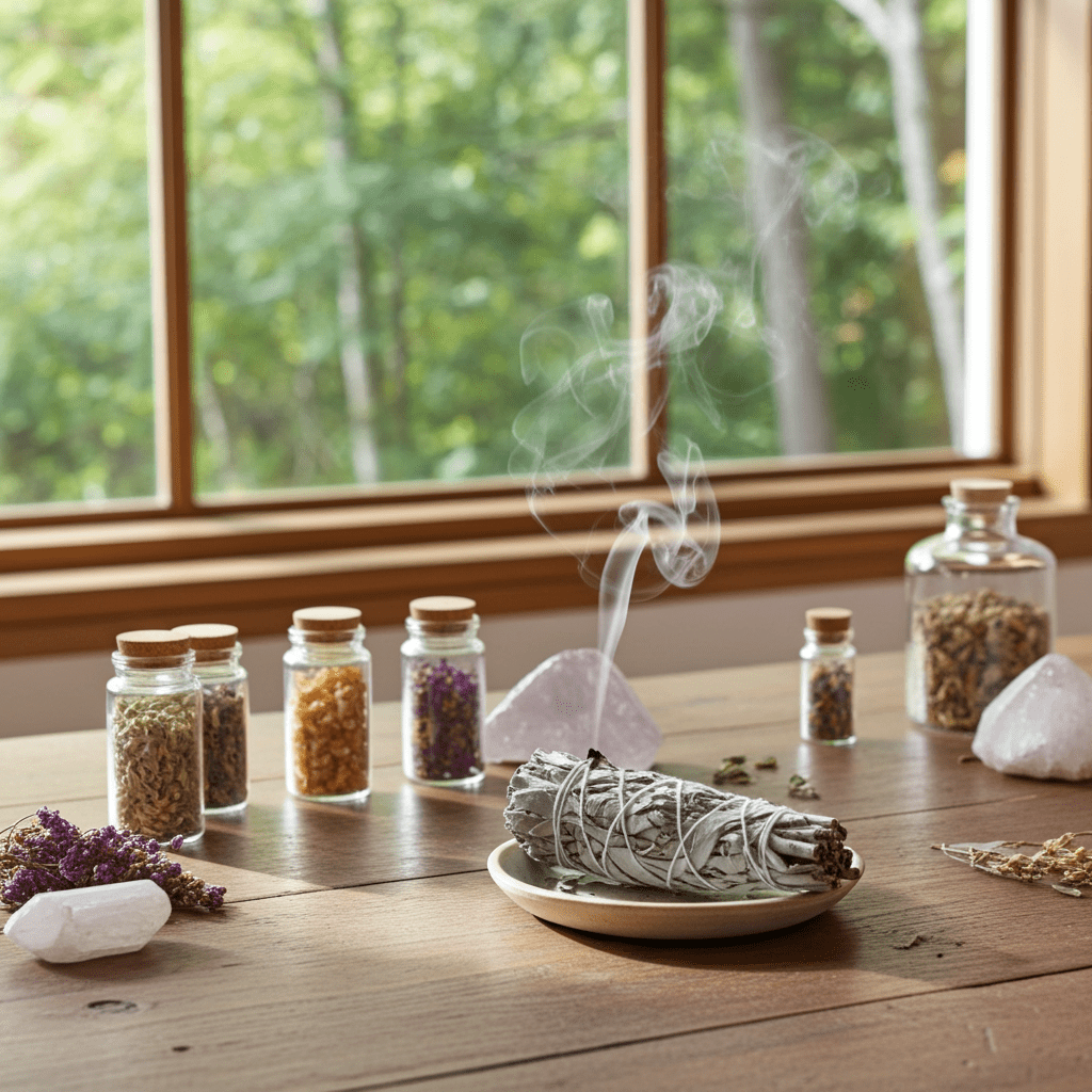 9" California White Sage Stick - Ziya Blue