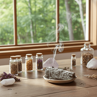 9" California White Sage Stick - Ziya Blue