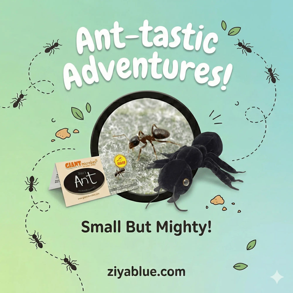 Black Ant (Lasius niger) Plush - Ziya Blue