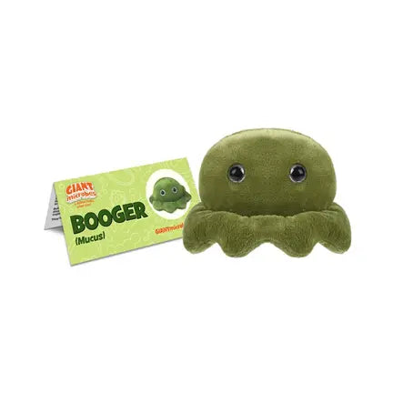 Booger (Mucus) Plush – GIANTmicrobes Educational Gross Science Toy - Ziya Blue