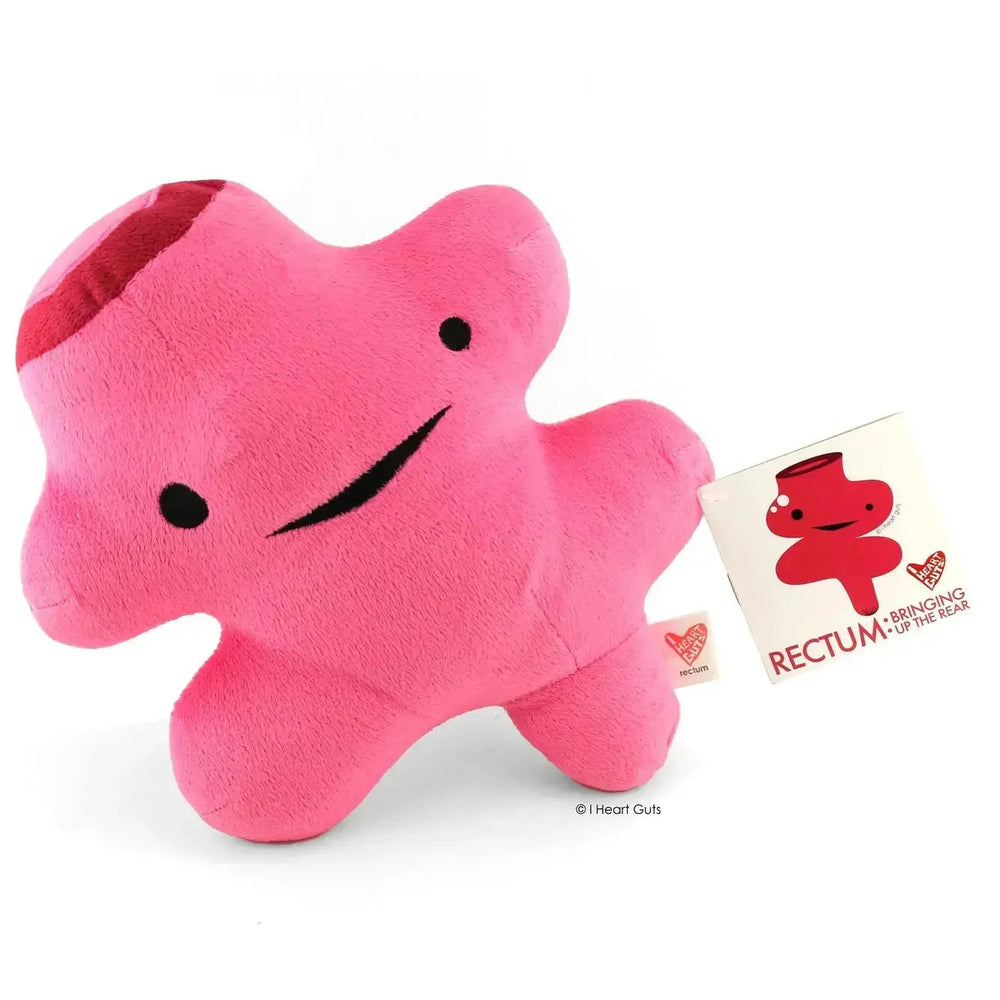 Bringing Up The Rear: The Rectum Plushie & Surgery Pillow I Heart Guts Ziya Blue