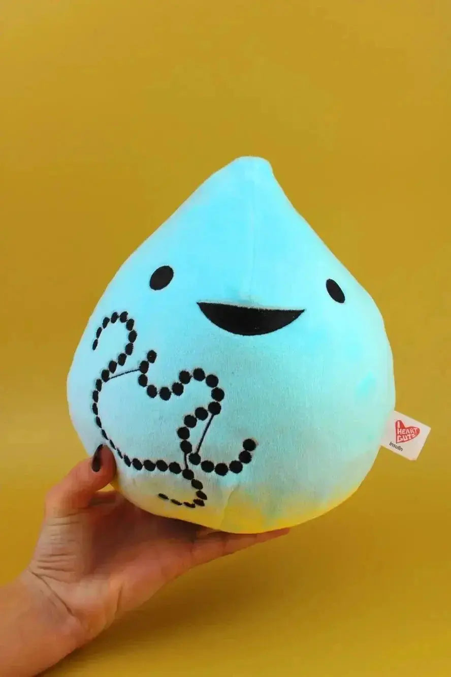 Cute T1D Humor For The Win: The Diabetes Plushie I Heart Guts Ziya Blue