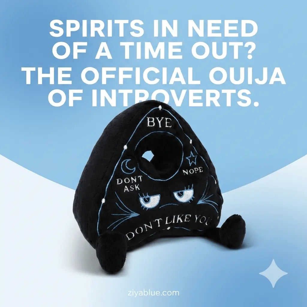 Fortune Paddle Plush - The Ultimate "Bye!" Mascot - Ziya Blue