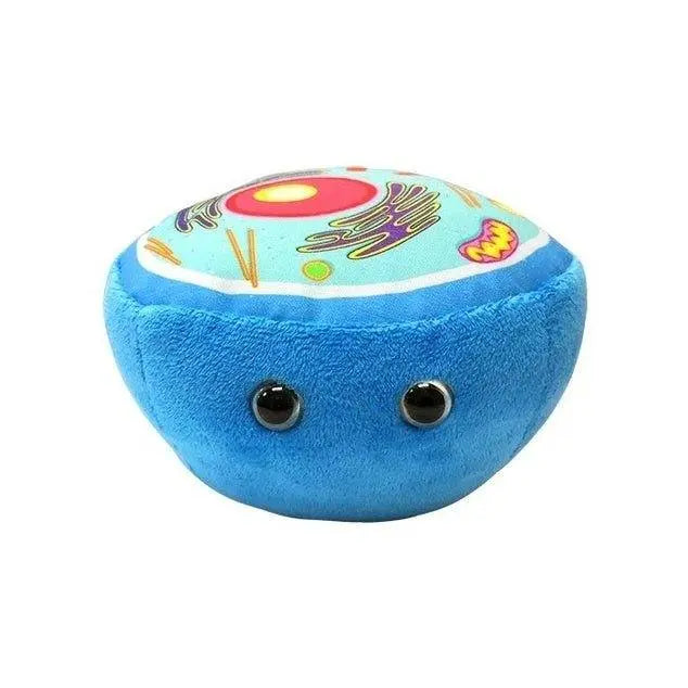 GIANTmicrobes Animal Cell Plush – Witty Biology Teacher Gift & Educational Science Toy - Ziya Blue