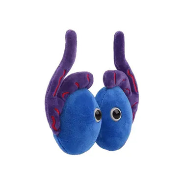 GIANTmicrobes Testicles Plush – Anatomy Toy (It Takes Balls) - Ziya Blue