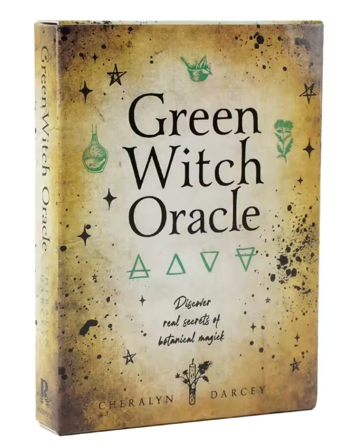Green Witch Oracle | Botanical Magick 44 - Card Deck & Guidebook - Ziya Blue