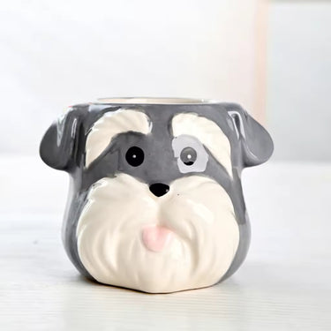 Cartoon Puppy Animal Pot 🐶🌿 - Ziya Blue