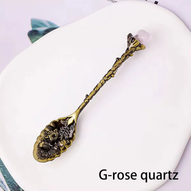 Natural Crystal Edged Spoon