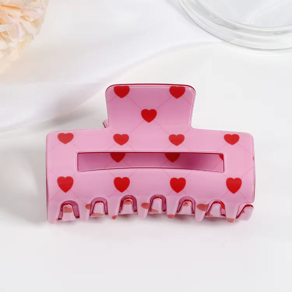 Valentines Hair Claw
