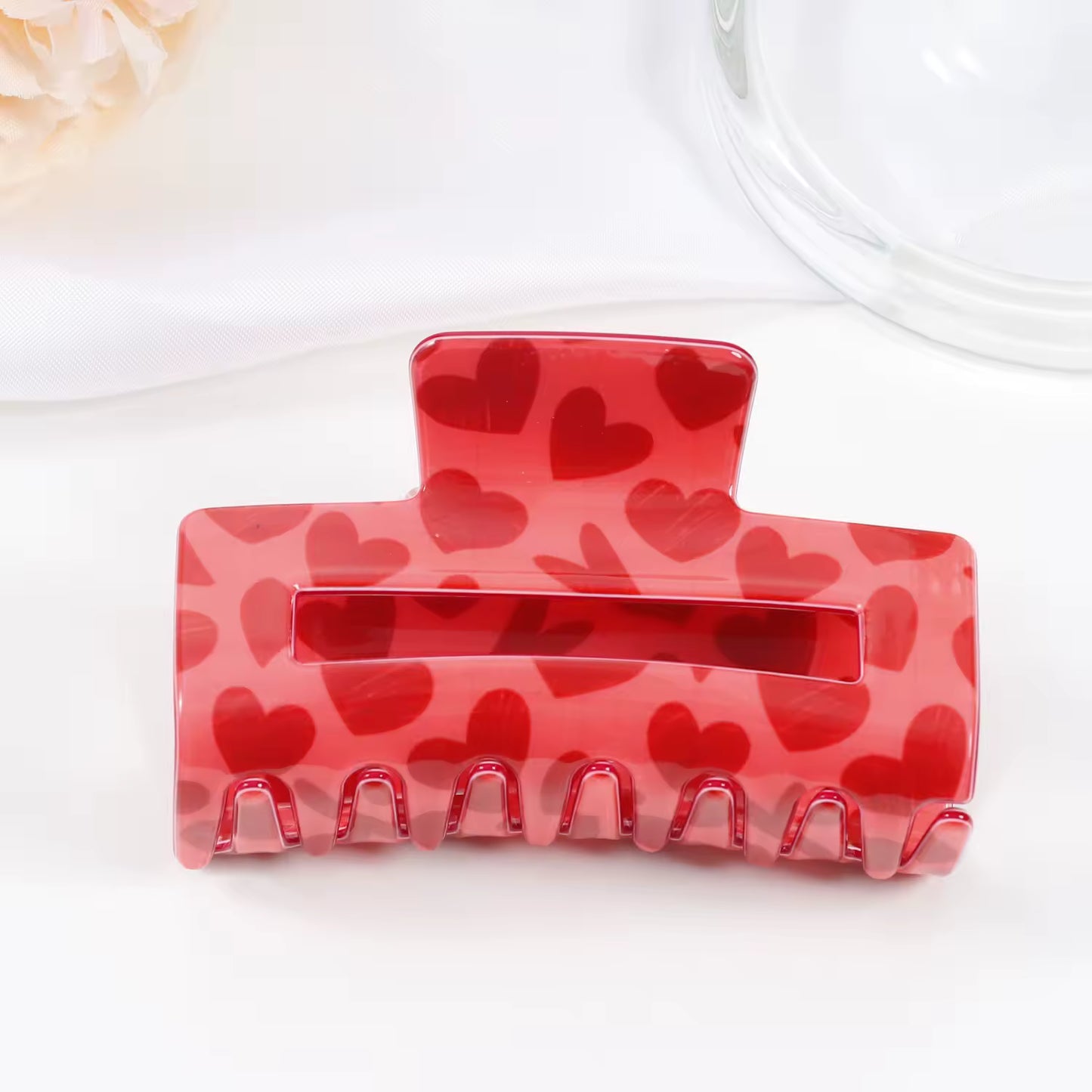 Valentines Hair Claw