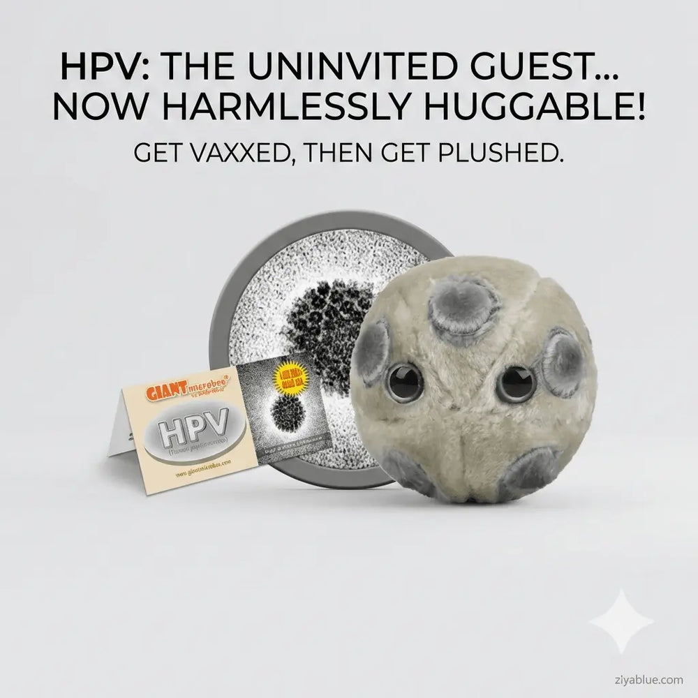 HPV (Human papillomavirus) Plush - Ziya Blue