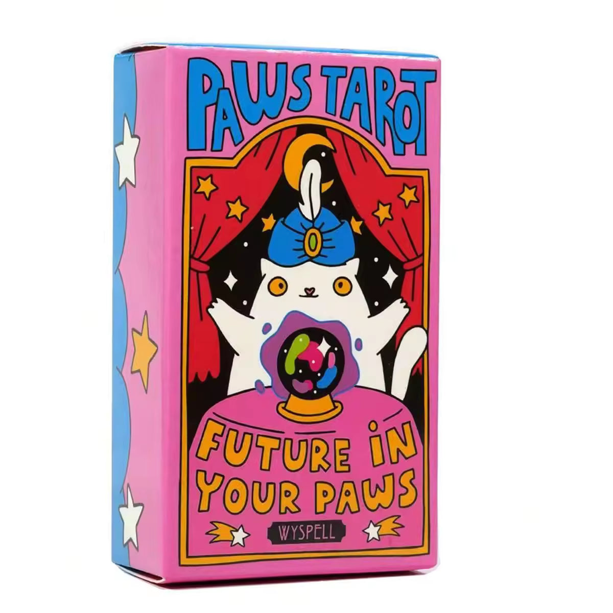 Paws Tarot: Wyspell Cat Paws Tarot Deck - Ziya Blue