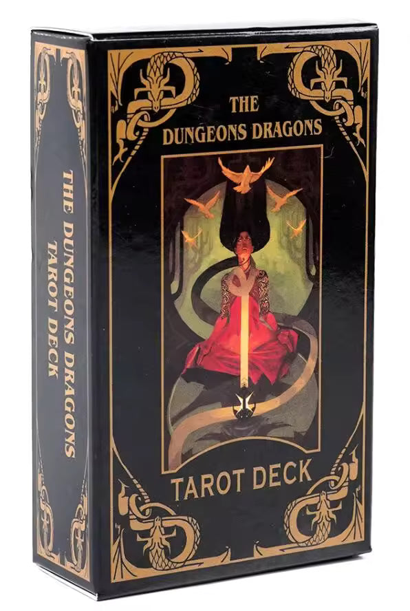 The Dungeons & Dragons Tarot Deck | Official 78 - Card Oracle Set - Ziya Blue