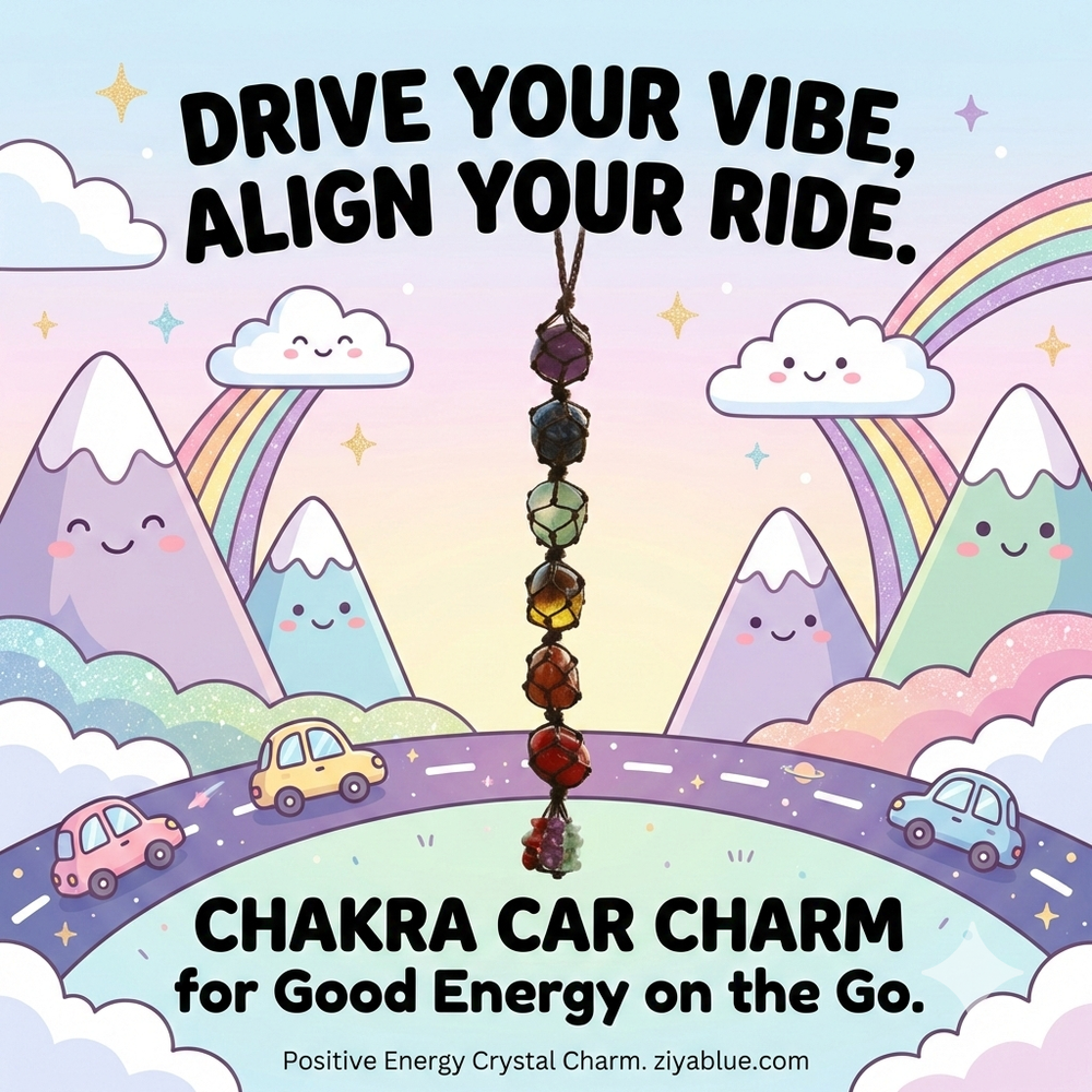Natural Healing Crystal Car Hangers – Drive with Intention