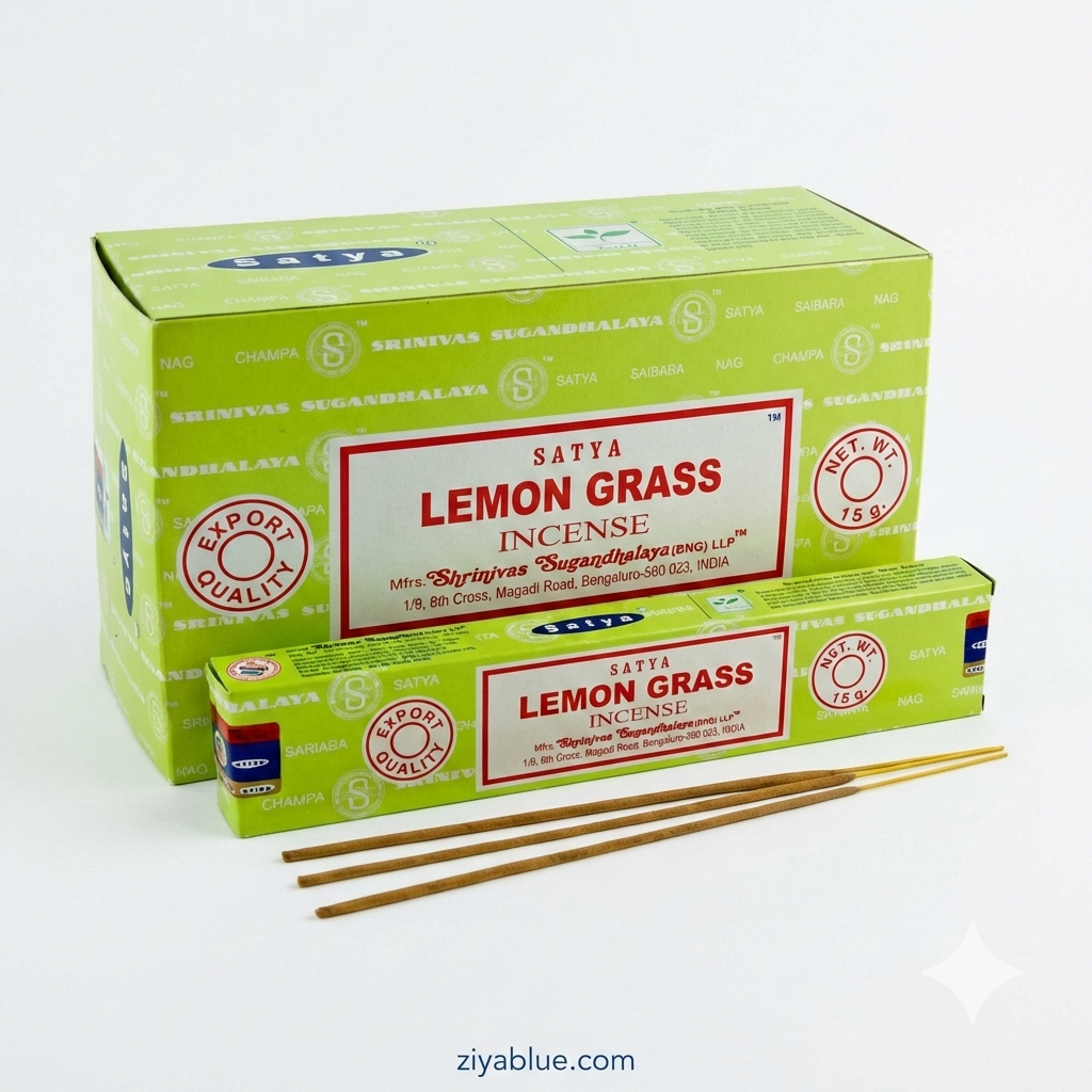 Lemon Grass Incense Sticks (15 g) 🍋✨