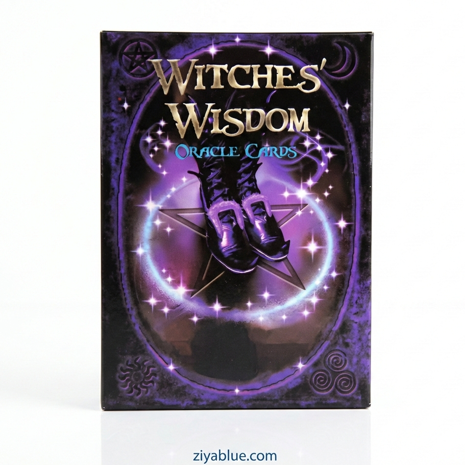 Witches' Wisdom Oracle Cards: Connect with the Magic of the Earth and Spirit World - Ziya Blue