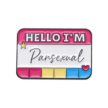 "Pin Your Mood" Enamel Pin Collection | Sassy Name Tag Pins - Ziya Blue