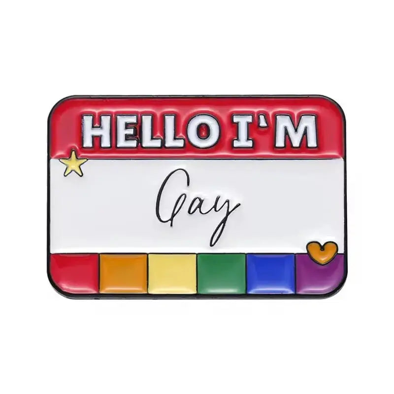 "Pin Your Mood" Enamel Pin Collection | Sassy Name Tag Pins - Ziya Blue