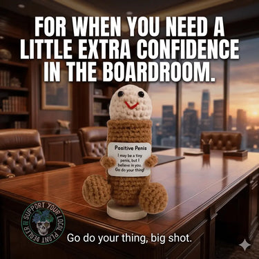 Positive Penis Crochet – The "Big Energy" Pocket Companion - Ziya Blue