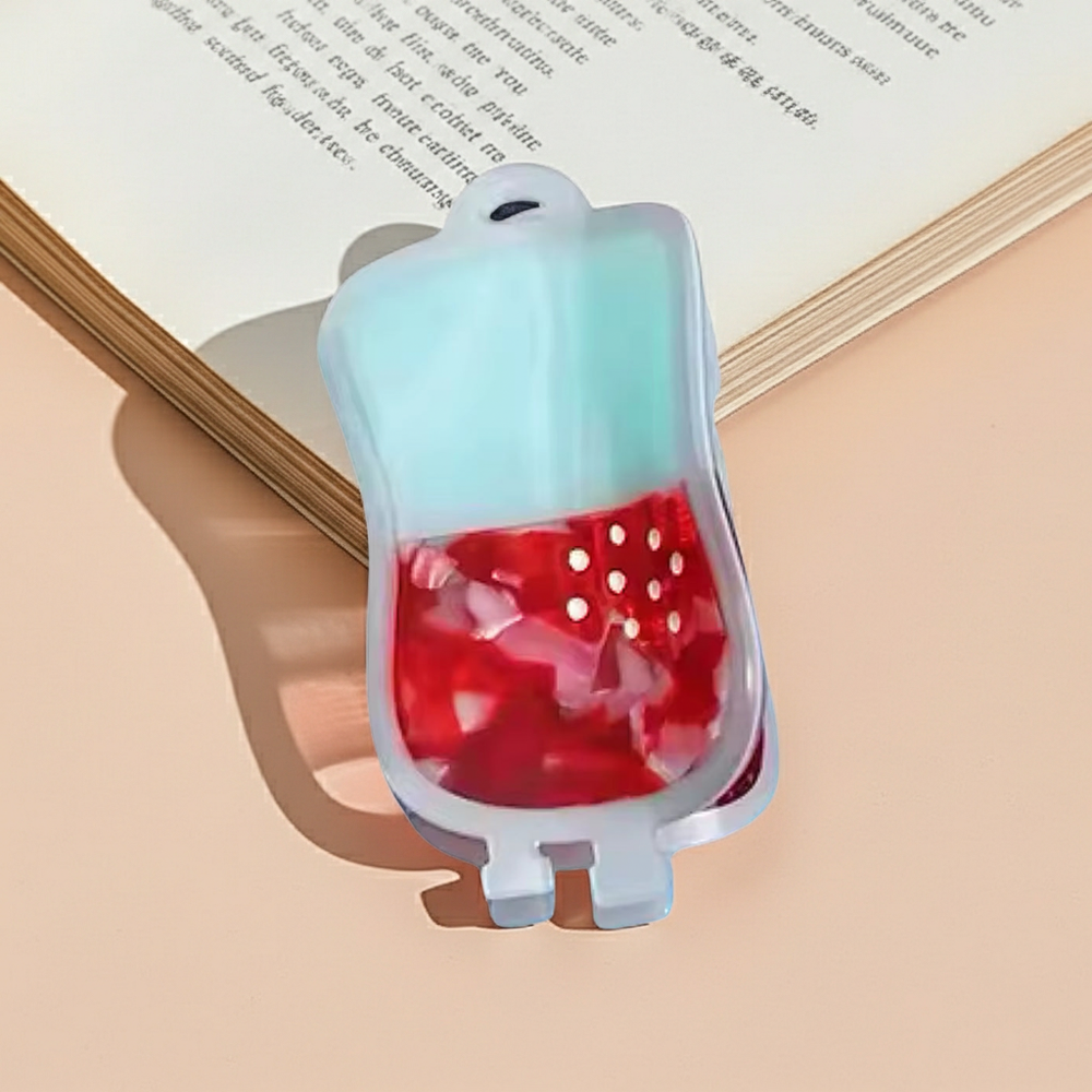 Blood Bag Nurse Hair Claw