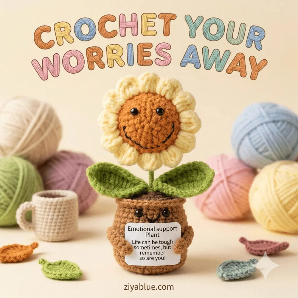 Sunshine in Crochet: Your Happy Companion! 🌻✨ - Ziya Blue