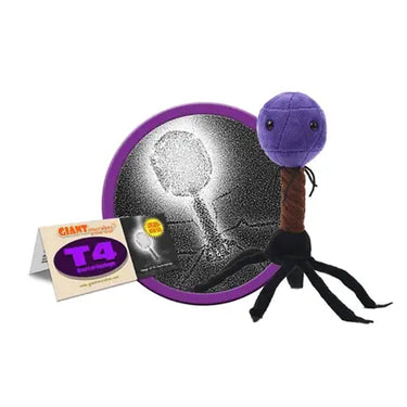 T4 Bacteriophage Plush – GIANTmicrobes Virus Hunter (Huggable Microbiology) - Ziya Blue