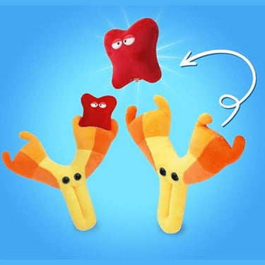 Antibody Plush Toy - The Immune System Superhero - Ziya Blue