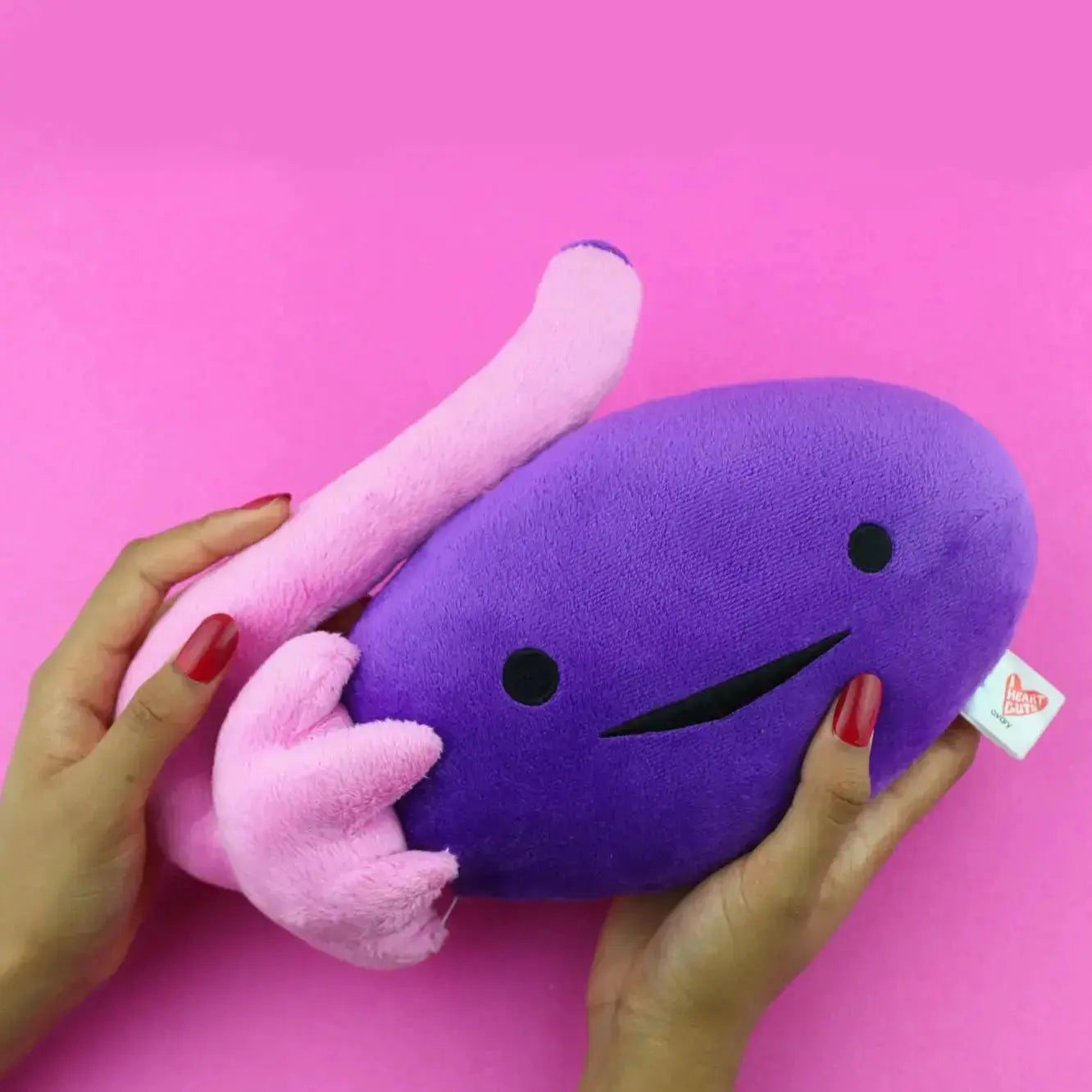 The Ova Achiever: The Ovary Plushie & Organ Pillow I Heart Guts Ziya Blue