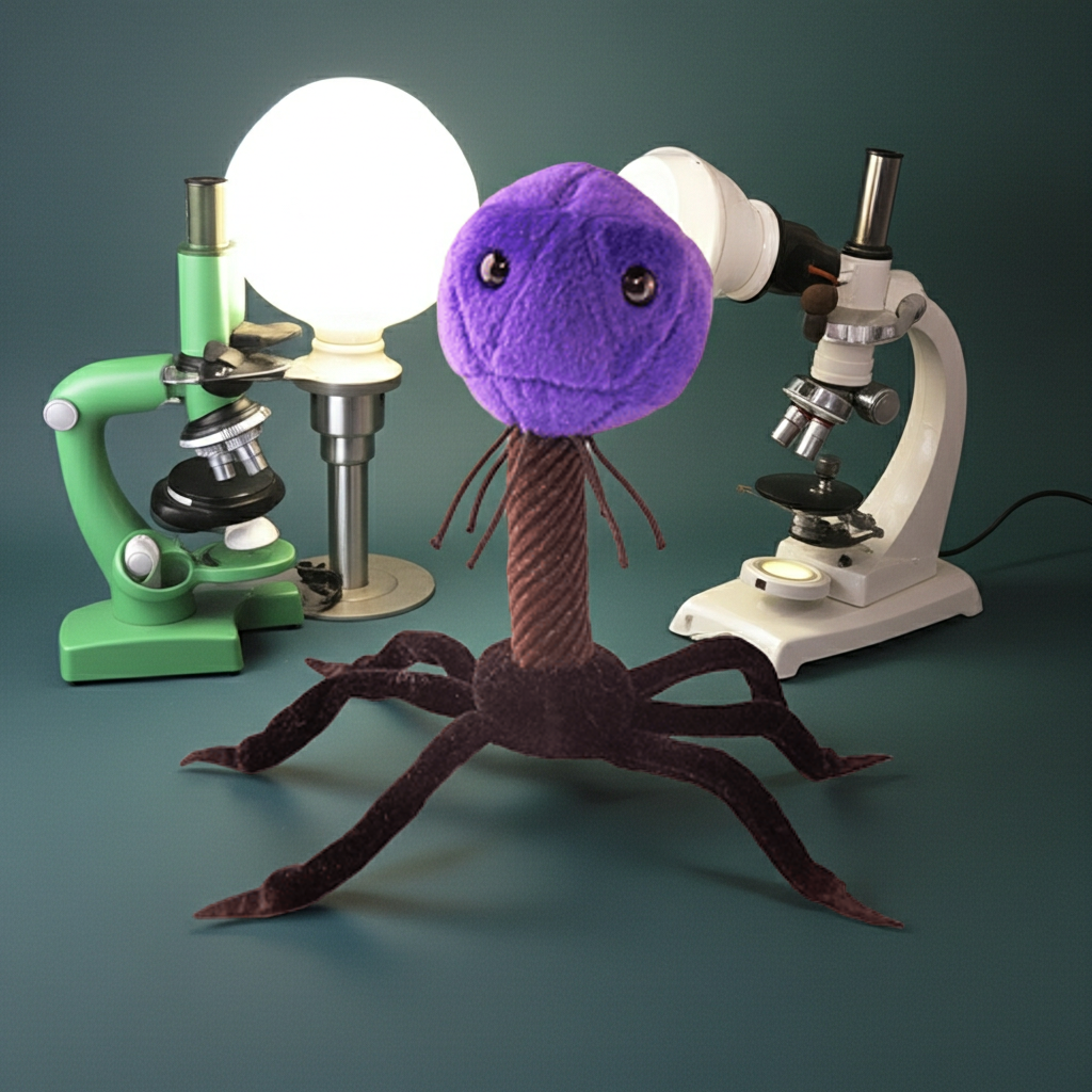 T4-Bacteriophage Plush