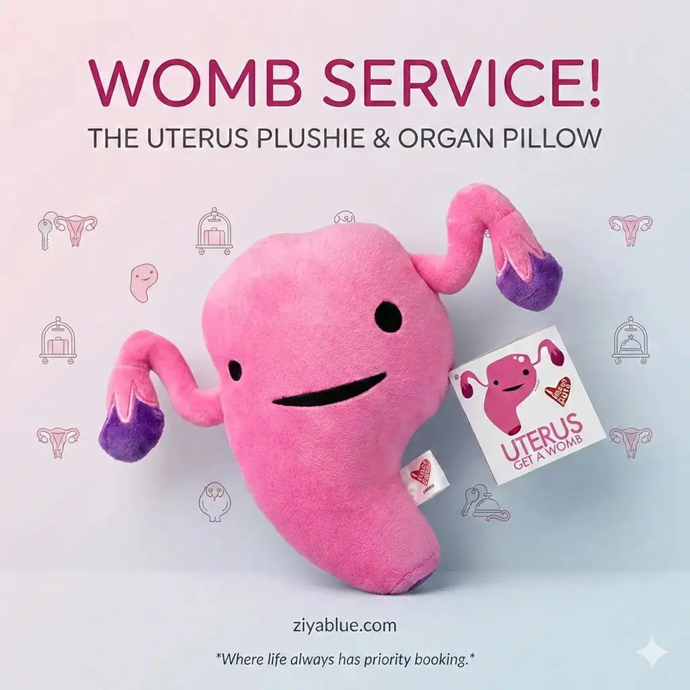 Womb Service! The Uterus Plushie & Organ Pillow I Heart Guts