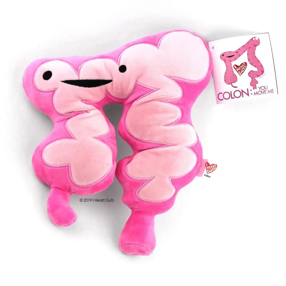 You Move Me: The Colon Plushie & Intestinal Pillow I Heart Guts