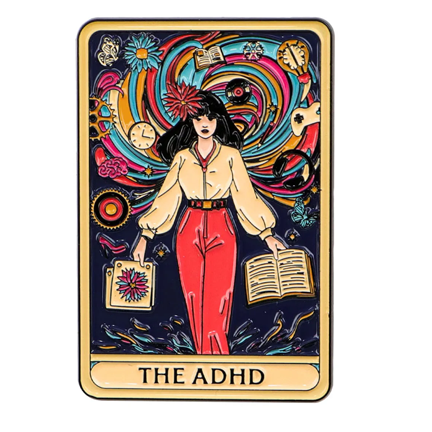 ADHD Pin - Ziya Blue