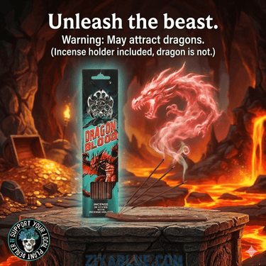 After Dark Gothic Incense Stick Dragon Blood - Ziya Blue