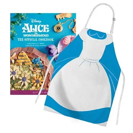 Alice in Wonderland: Gift Set Cookbook and Apron - Ziya Blue