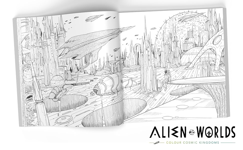 Alien Worlds: Color Cosmic Kingdoms - Ziya Blue