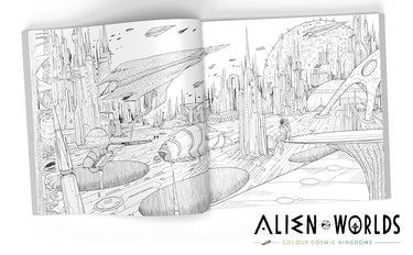 Alien Worlds: Color Cosmic Kingdoms - Ziya Blue