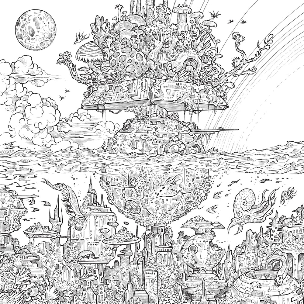 Alien Worlds: Color Cosmic Kingdoms - Ziya Blue