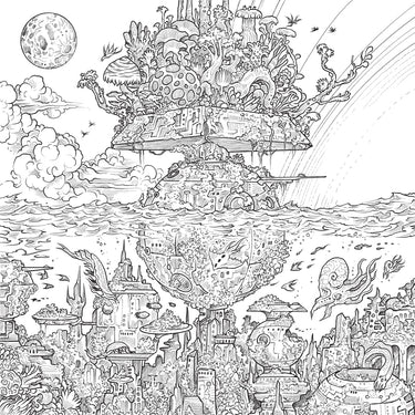 Alien Worlds: Color Cosmic Kingdoms - Ziya Blue