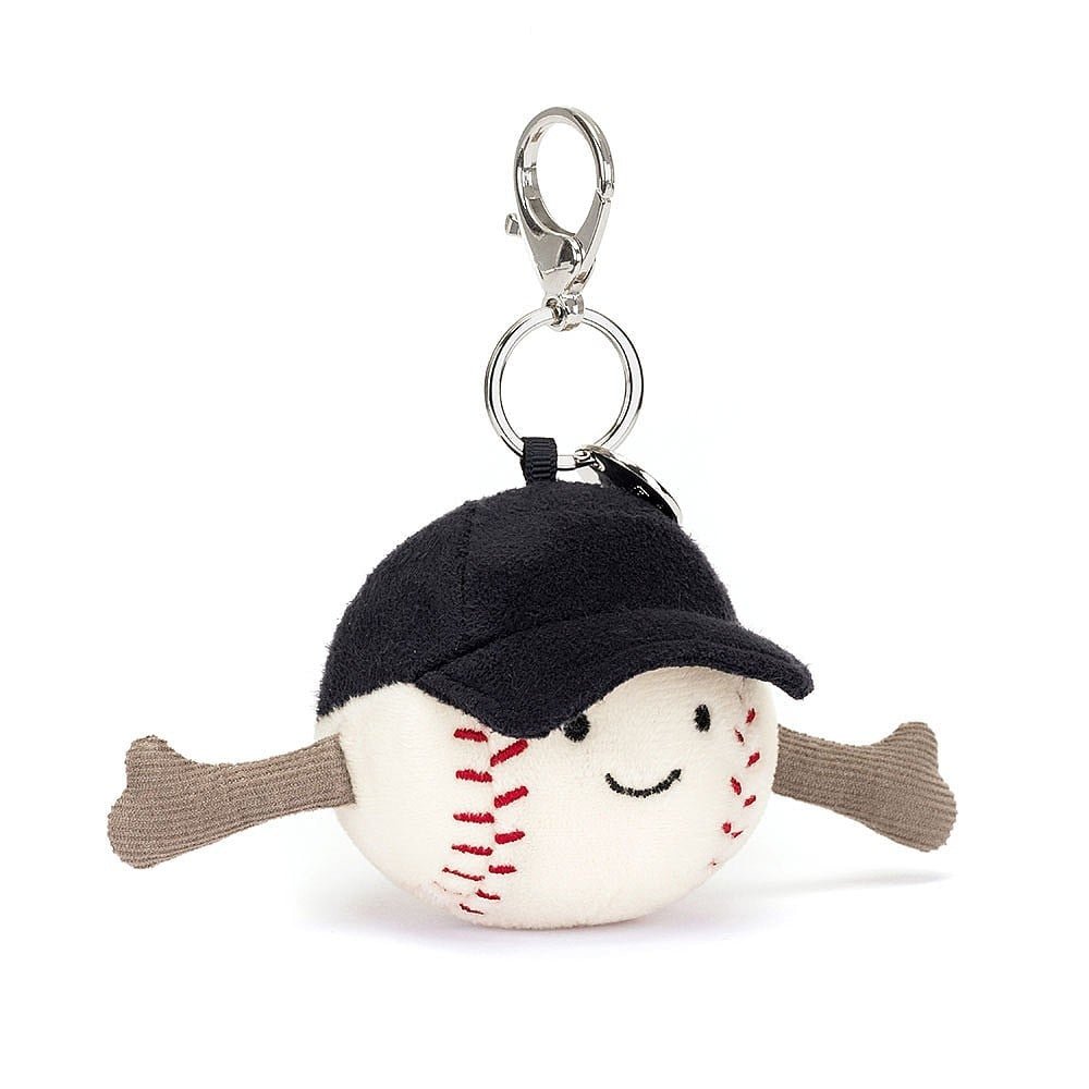 Amuseable Sports Baseball Bag Charm - Ziya Blue