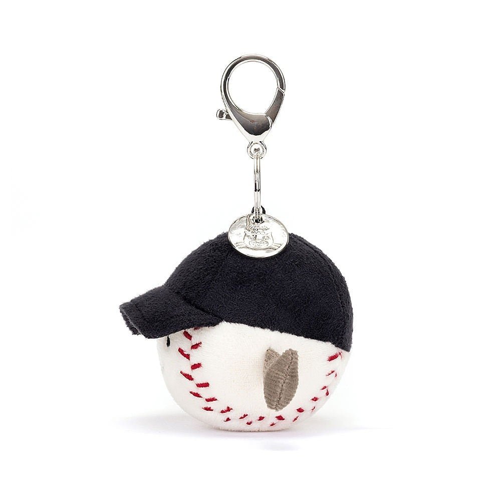 Amuseable Sports Baseball Bag Charm - Ziya Blue