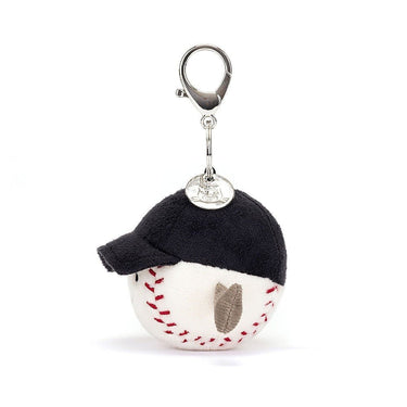 Amuseable Sports Baseball Bag Charm - Ziya Blue
